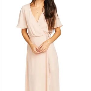 Sophia Wrap Dress- Show Me the Ring Crisp Large